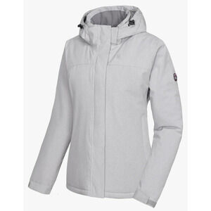 DKNY Rain Jacket for Women – Size S – Gray – New With Tags – Waterproof